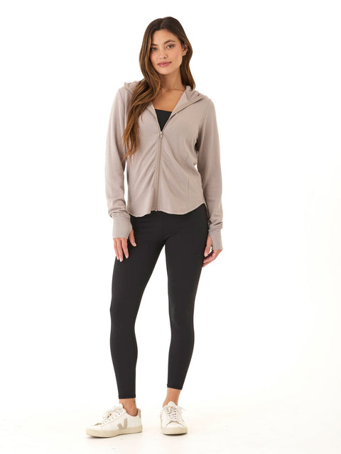 Ophelia Feather Fleece Zip Hoodie