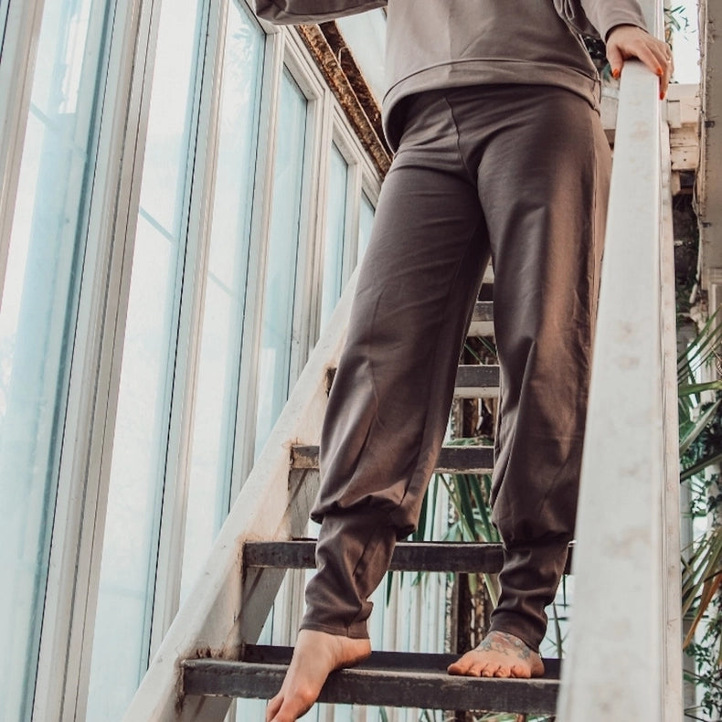 Organic Cotton Aladin Pants - Plum Truffle-Pants-Soul Factory-XS-Urbanheer