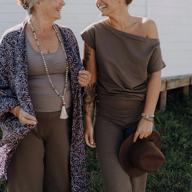 Organic Cotton Jumpsuit Deluxe - Plum Truffle-Jumpsuit-Soul Factory-XL-Urbanheer