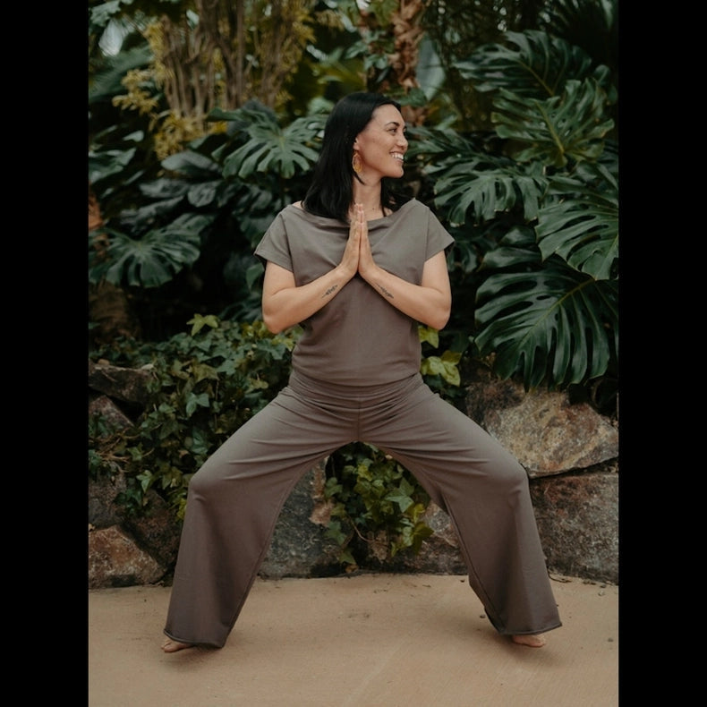 Organic Cotton Jumpsuit Deluxe - Plum Truffle-Jumpsuit-Soul Factory-XL-Urbanheer