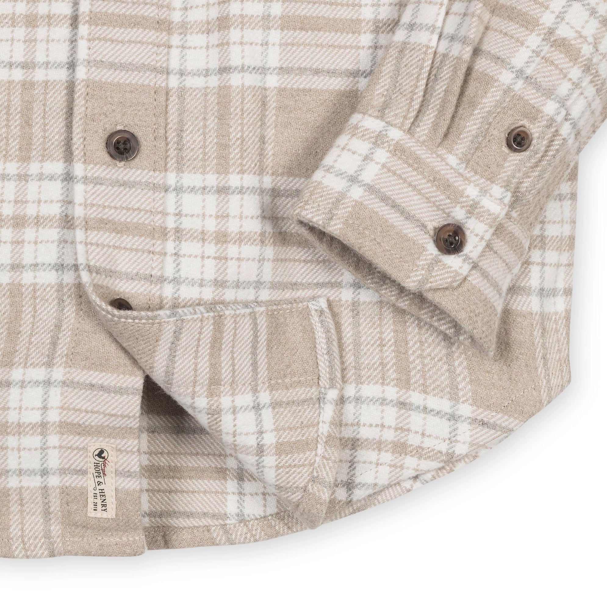 Organic Flannel Double Pocket Shirt