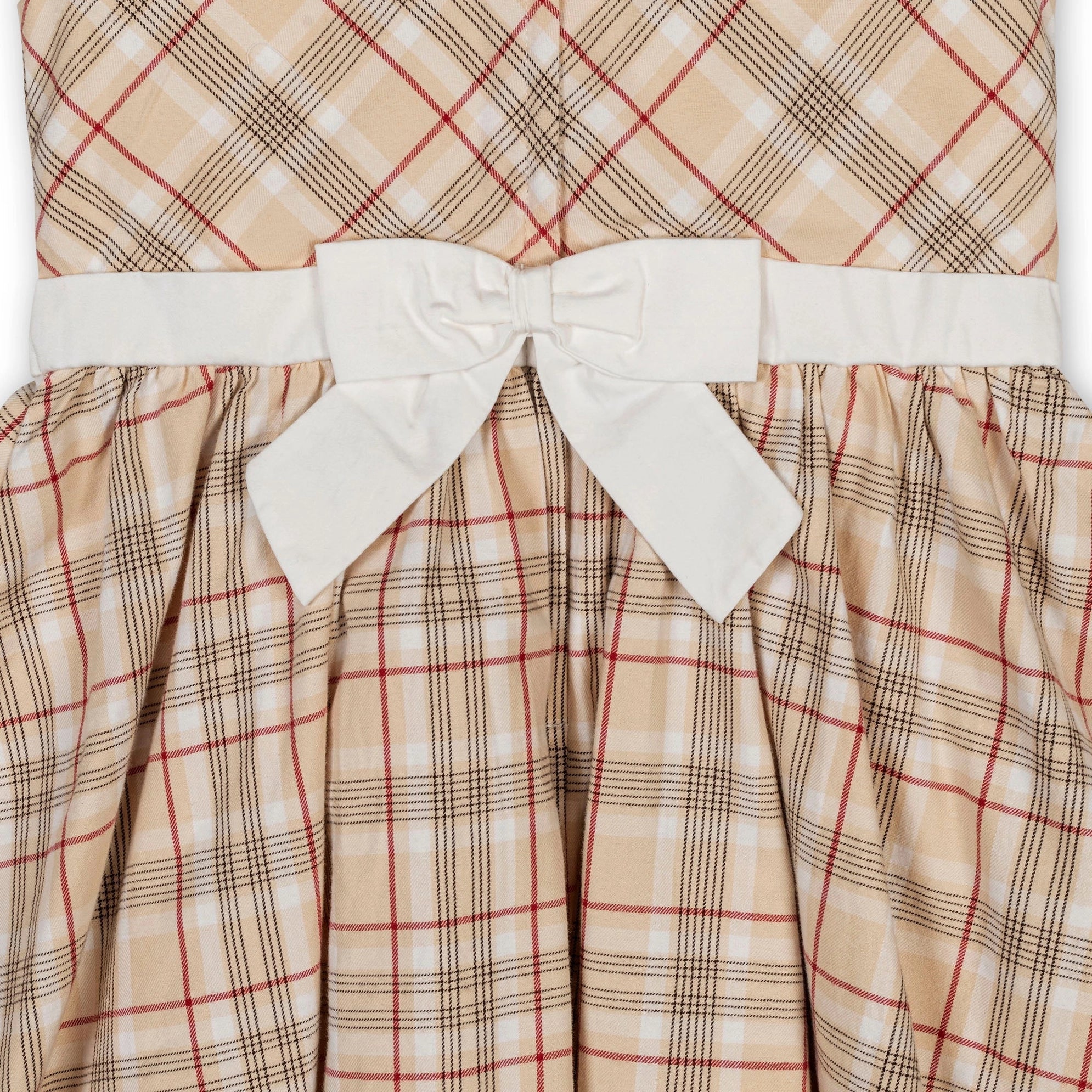 Organic Sleeveless Peter Pan Collar Party Dress - Baby