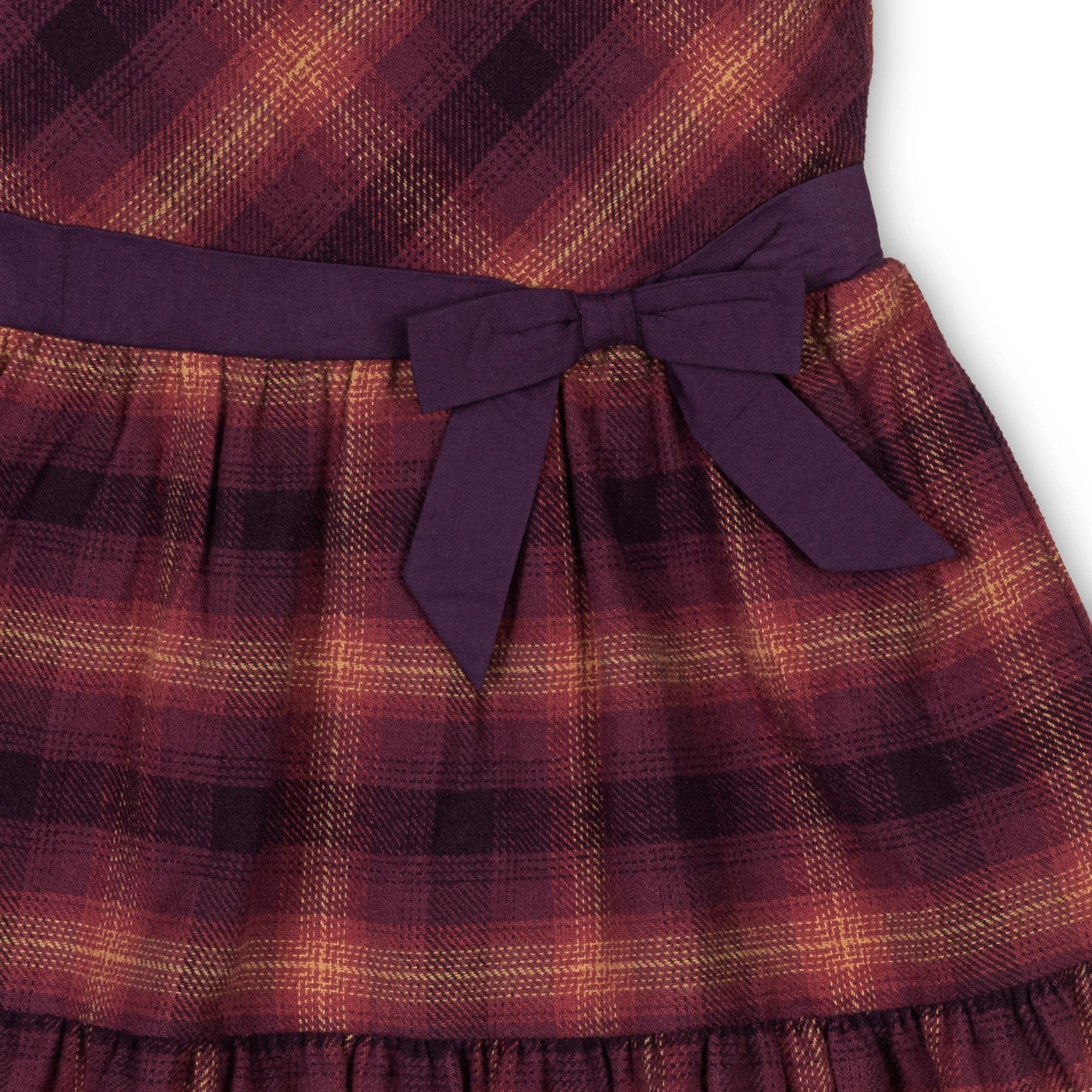 Organic Tiered Flannel Dress