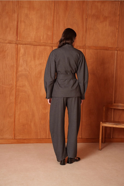 Ori Belted Kimono-Style Jacket