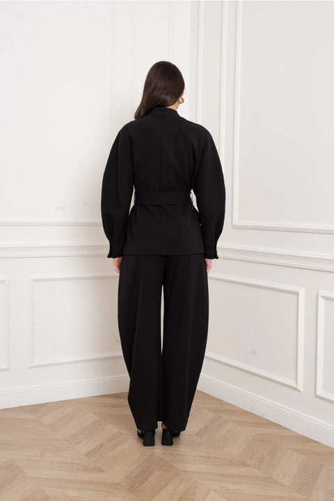 Ori Belted Kimono-Style Jacket