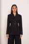 Ori Belted Peplum Jacket