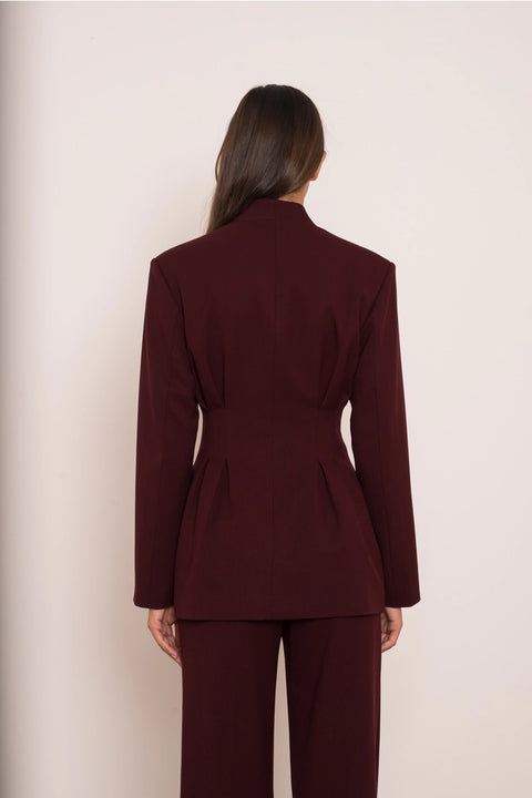 Ori Belted Peplum Jacket