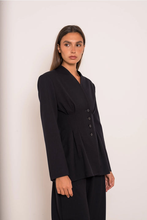 Ori Belted Peplum Jacket