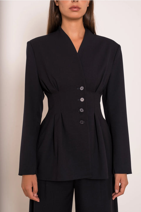 Ori Belted Peplum Jacket