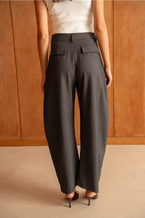 Ori Structured Wide Balloon Pants