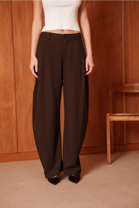 Ori Structured Wide Balloon Pants