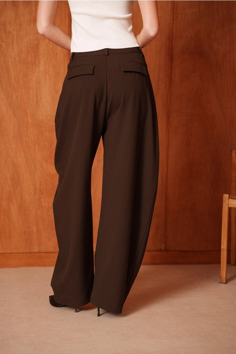 Ori Structured Wide Balloon Pants