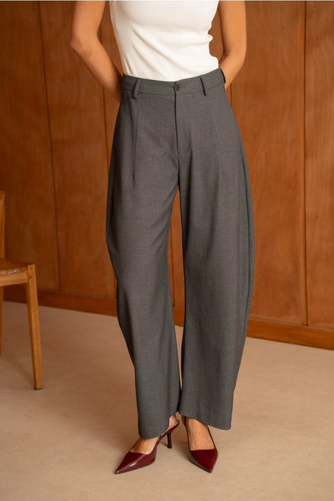 Ori Structured Wide Balloon Pants