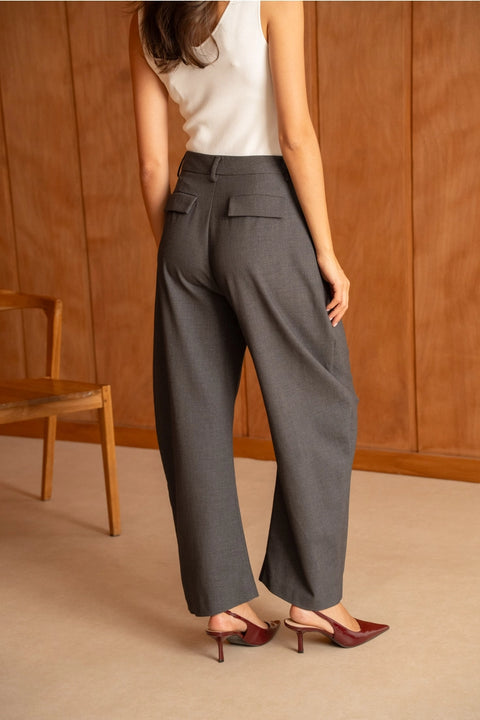 Ori Structured Wide Balloon Pants