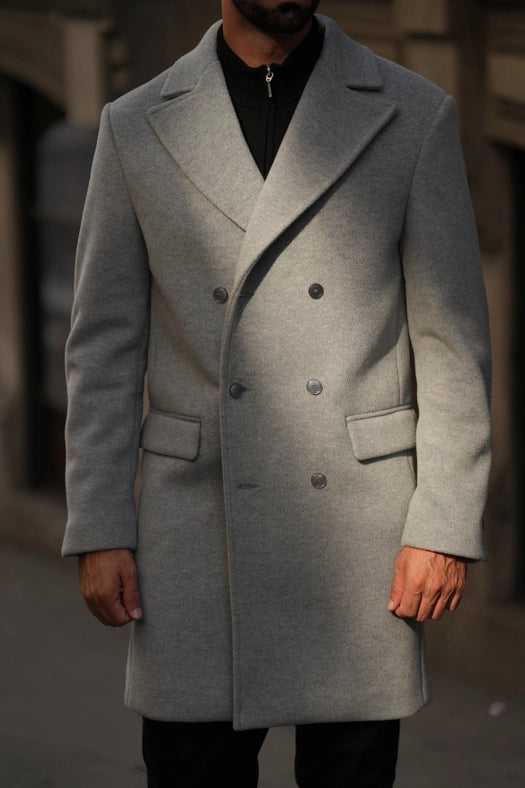 Overcoat Gray-Overcoats-DONATO-S-Urbanheer