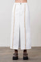 Overlock Midi Skirt-Skirts-Moon River-XS-IVORY-Urbanheer