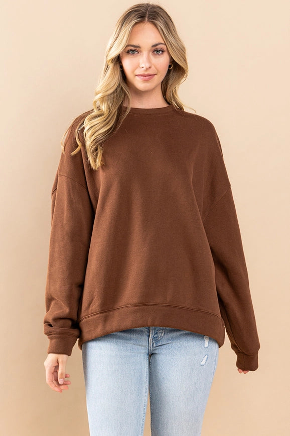 Oversize Sweatshirt-Sweatshirt-TCEC-S-Brown-Urbanheer