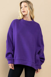 Oversize Sweatshirt-Sweatshirt-TCEC-S-PURPLE-Urbanheer