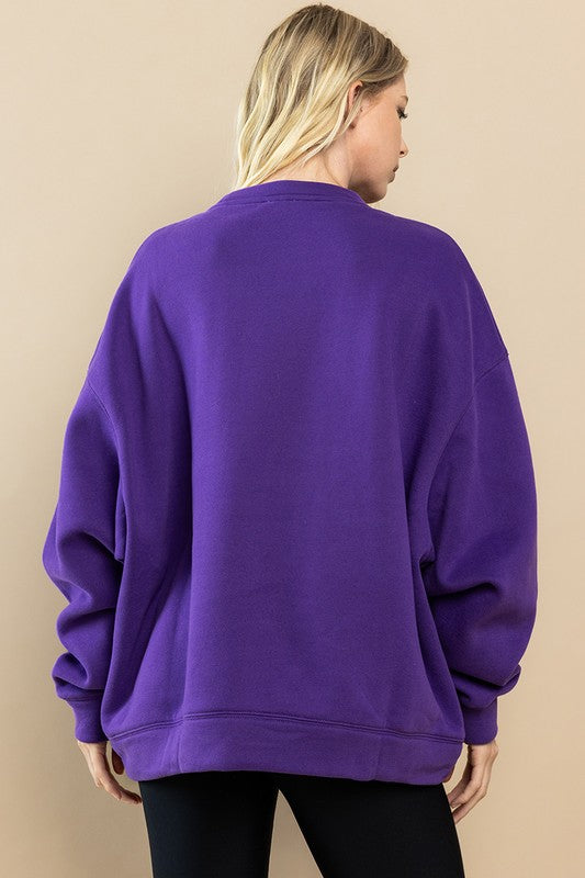 Oversize Sweatshirt-Sweatshirt-TCEC-S-PURPLE-Urbanheer