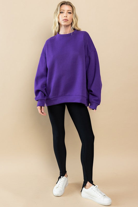 Oversize Sweatshirt-Sweatshirt-TCEC-S-PURPLE-Urbanheer