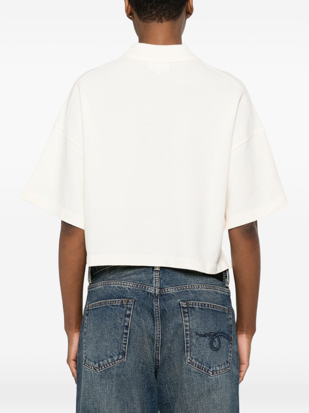 Oversized Cotton Polo Shirt for Summer Comfort