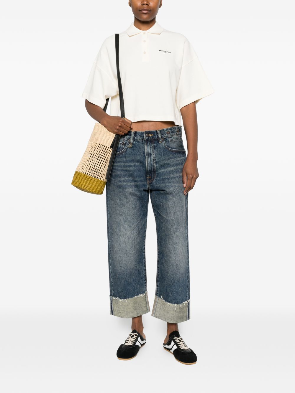 Oversized Cotton Polo Shirt for Summer Comfort