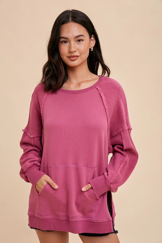 Oversized French Terry Pullover MULBERRY-Pullover-In Loom-S-Urbanheer