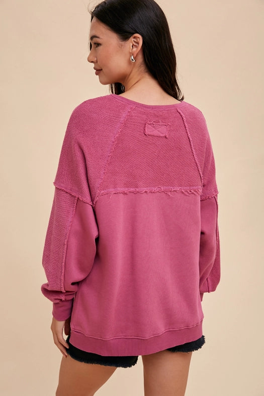 Oversized French Terry Pullover MULBERRY-Pullover-In Loom-S-Urbanheer