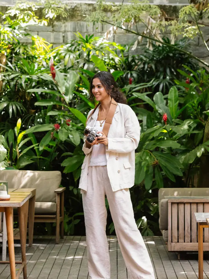 Oversized Linen Blazer Heber in Natural Melange-Blazer-MagicLinen-XS-Natural melange-Urbanheer