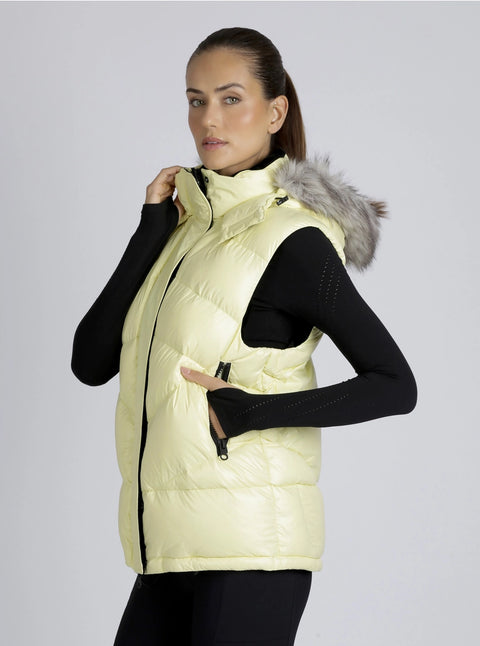 Oversized Super Blanc Puffer Down Filled Vest