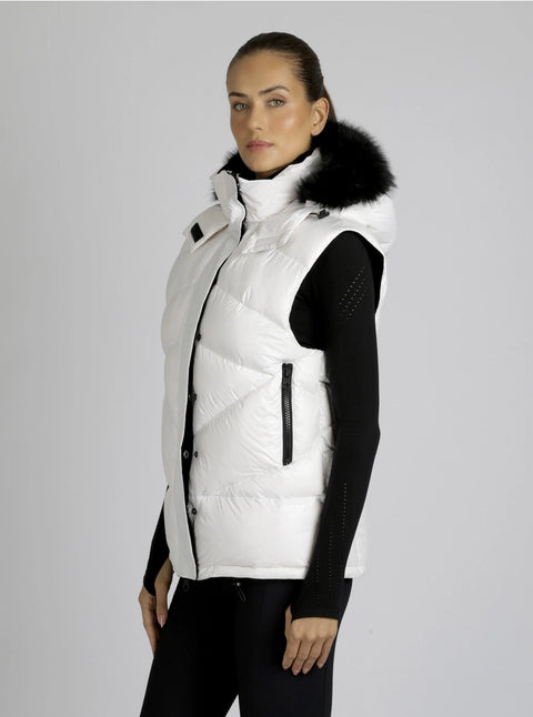 Oversized Super Blanc Puffer Down Filled Vest
