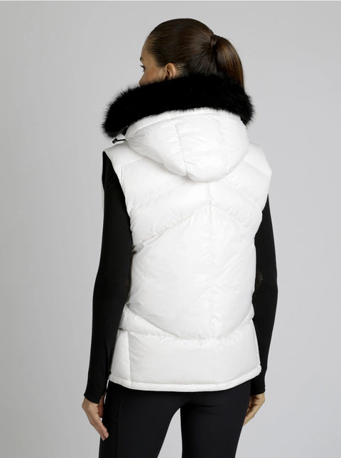 Oversized Super Blanc Puffer Down Filled Vest