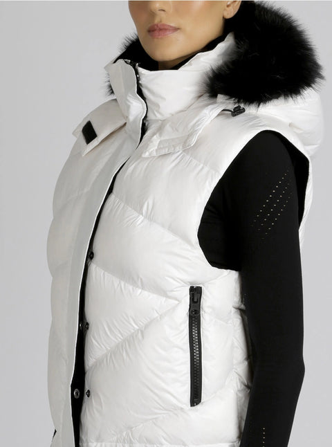 Oversized Super Blanc Puffer Down Filled Vest