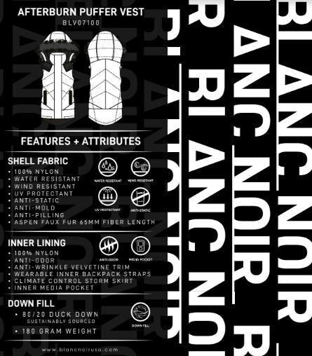 Oversized Super Blanc Puffer Down Filled Vest
