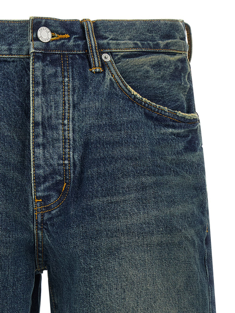 Purple P059 Vintage Mid Bermuda Shorts