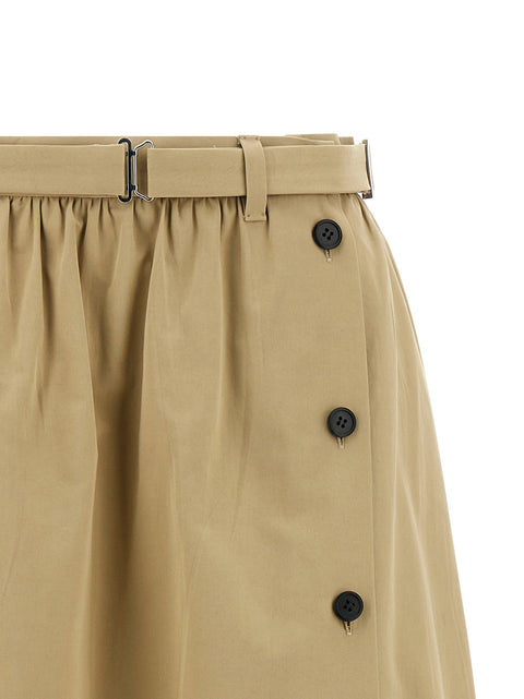 Prada Panama Old Cotton Skirt