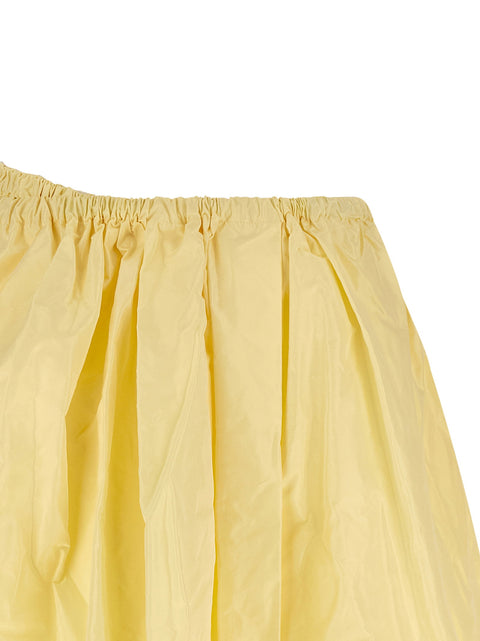 Prada Tec Taffeta Skirt