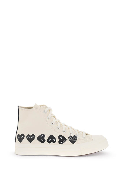 Comme Des Garcons Play Multi Heart Converse X Comme Des Garçons Play Hi-Top Sneakers-Comme Des Garcons Play-8-Mixed colours-Urbanheer