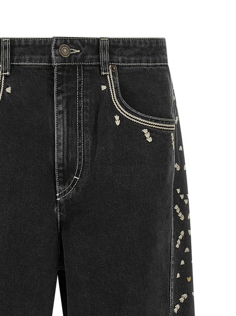 Marant Jorian Jeans With Embroideries