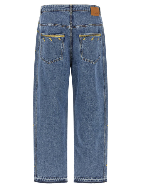 Marant Jorian Jeans With Embroideries