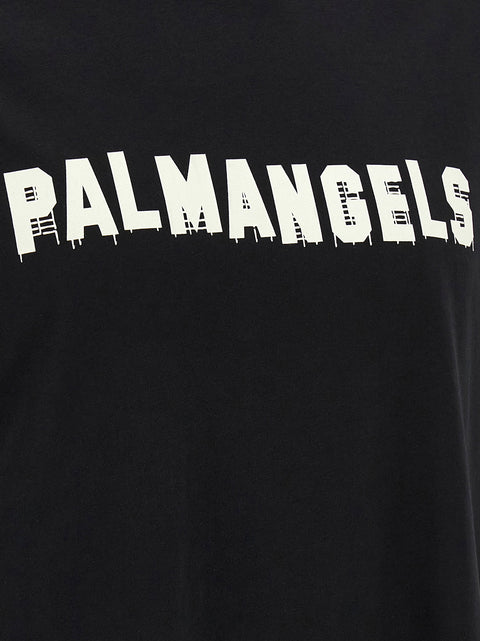 Palm Angels Logo Print T-shirt
