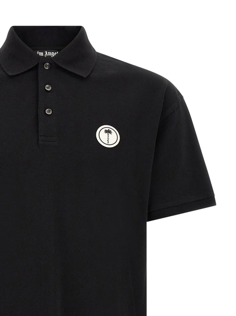 Palm Angels Logo Patch Polo Shirt
