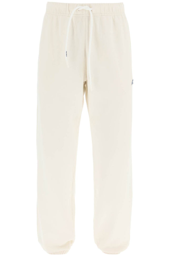 Autry Jogger Pants With Logo Patch White-Pants-AUTRY-L-Urbanheer