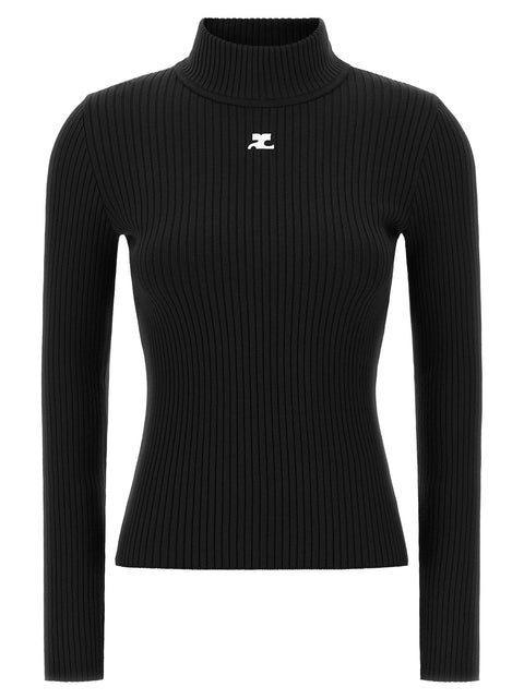 Courreges Reedition High Neck Sweater