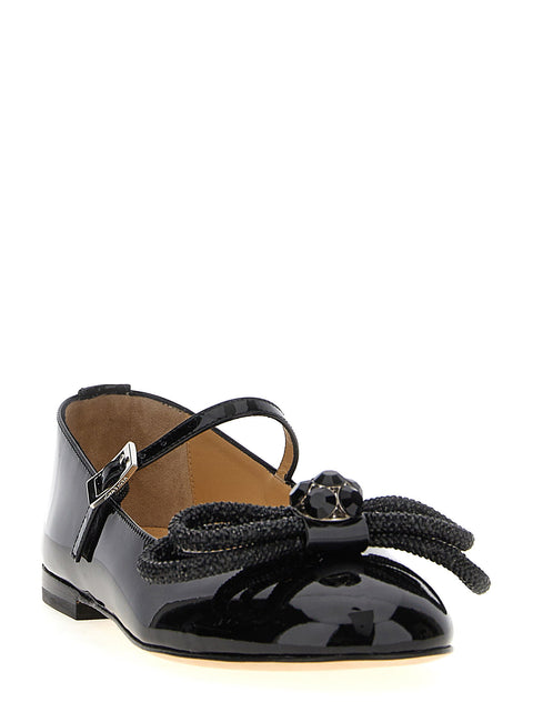 Mach & Mach Double Bow Ballet Flats