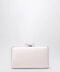 Self-Portrait SELF PORTRAIT Satin clutch with crystal bow in pink
