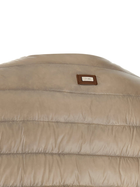 Herno Leather Strap Down Jacket