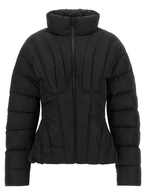 Elisabetta Franchi Bustier Quilted Down Jacket