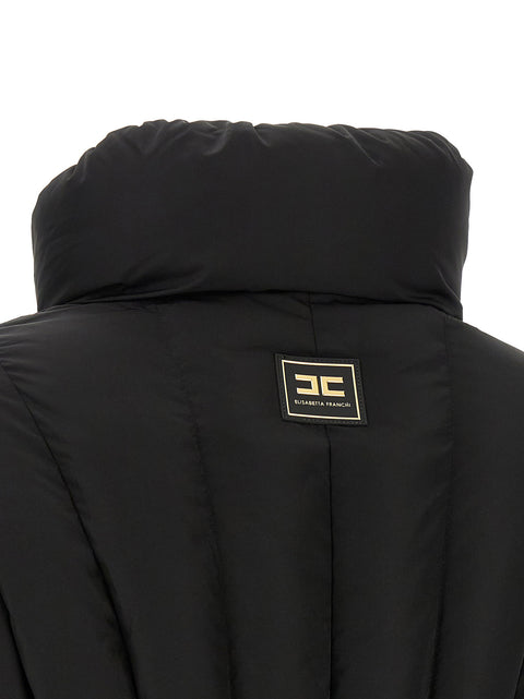 Elisabetta Franchi Bustier Quilted Down Jacket