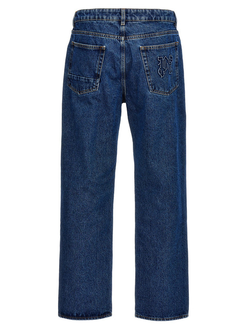 Palm Angels Lw Monogram Jeans